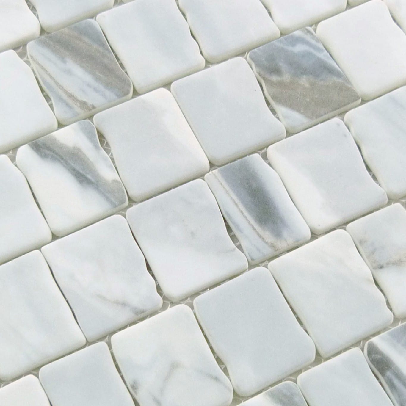 Illusion Mirror Grey Matte Glass Tile Euro Glass