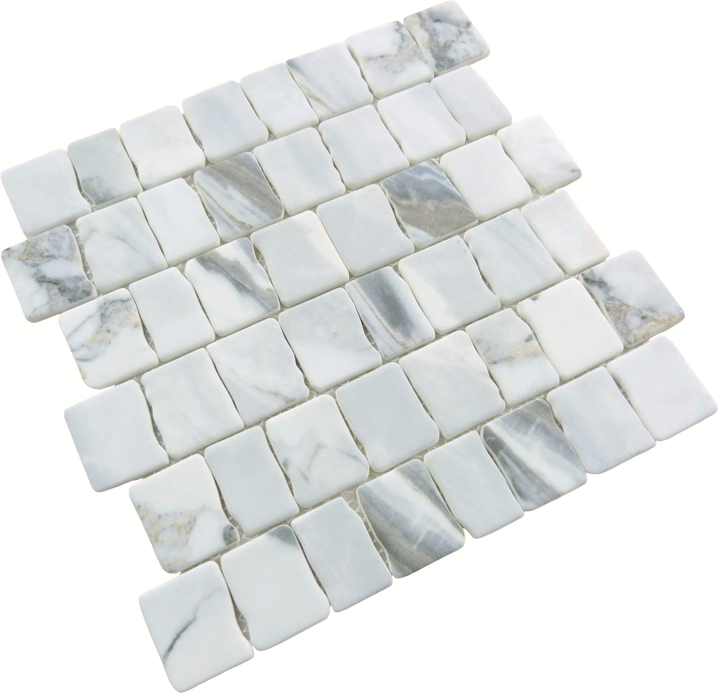 Illusion Mirror Grey Matte Glass Tile Euro Glass