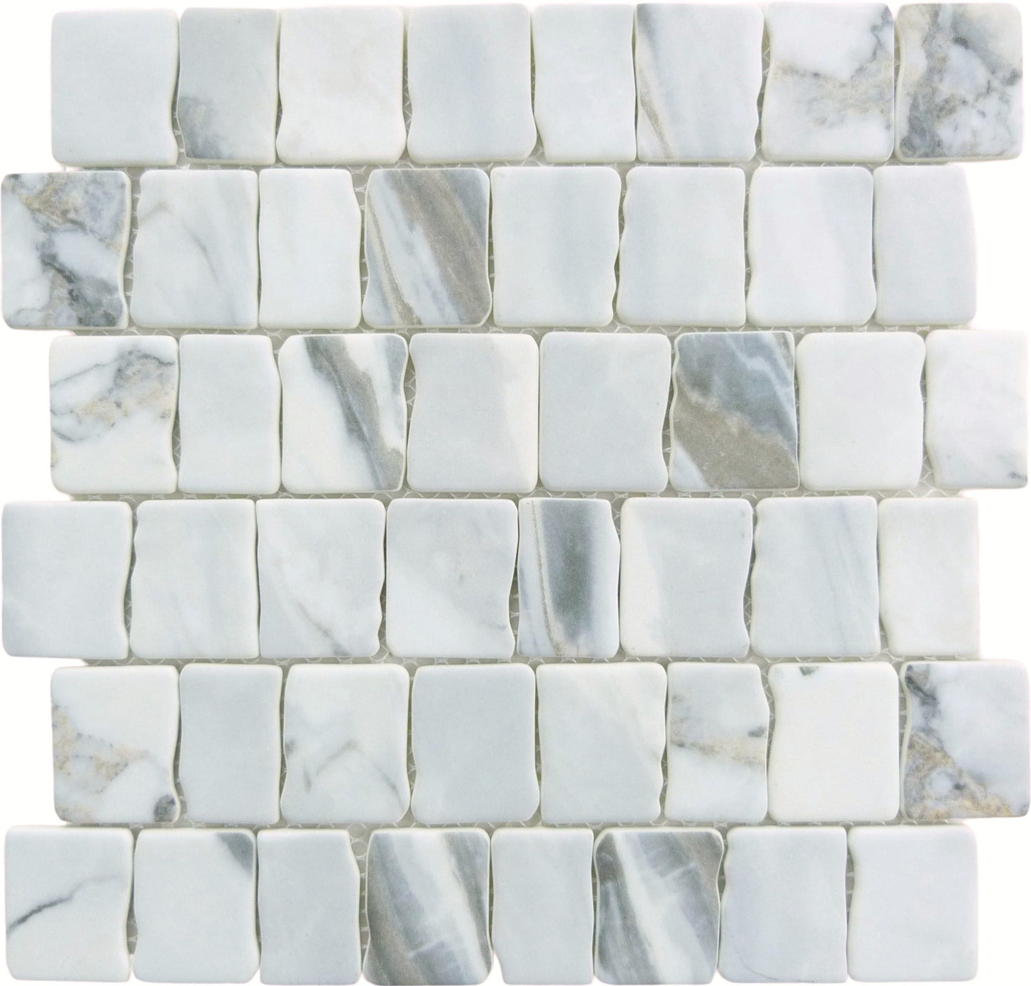 Illusion Mirror Grey Matte Glass Tile Euro Glass