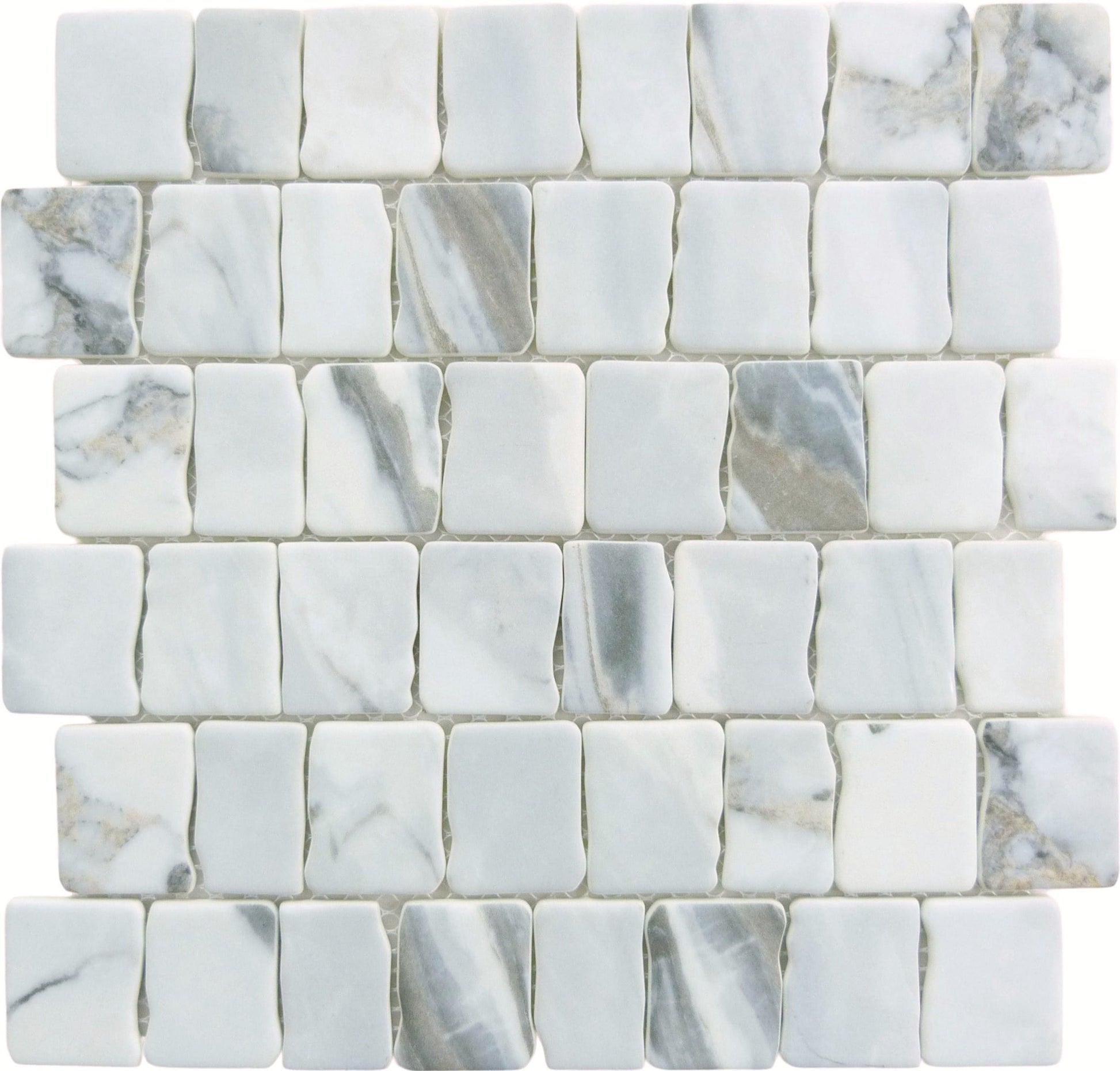 Illusion Mirror Grey Matte Glass Tile Euro Glass