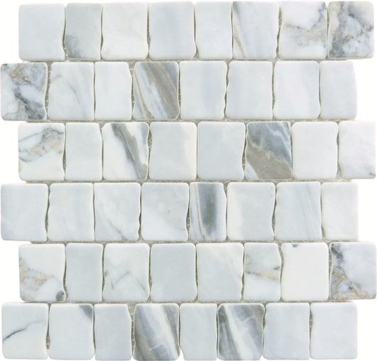 Illusion Mirror Grey Matte Glass Tile Euro Glass