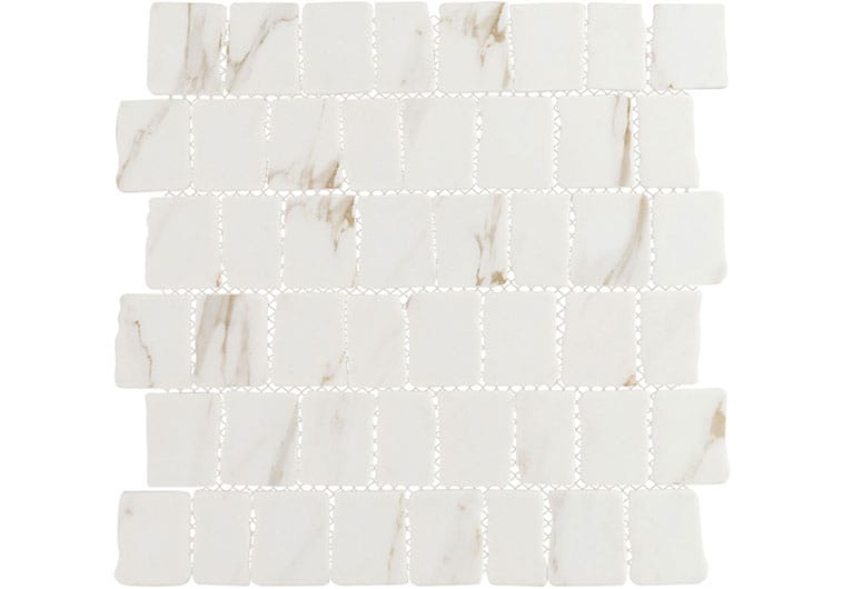 Illusion Phantasy Beige 11.75x11.75 Matte Glass Tile Euro Glass