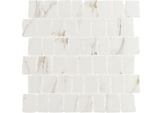 Illusion Phantasy Beige 11.75x11.75 Matte Glass Tile Euro Glass
