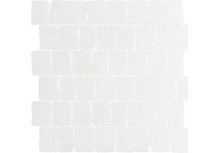 Illusion Ruse Black 11.75x11.75 Matte Glass Tile Euro Glass