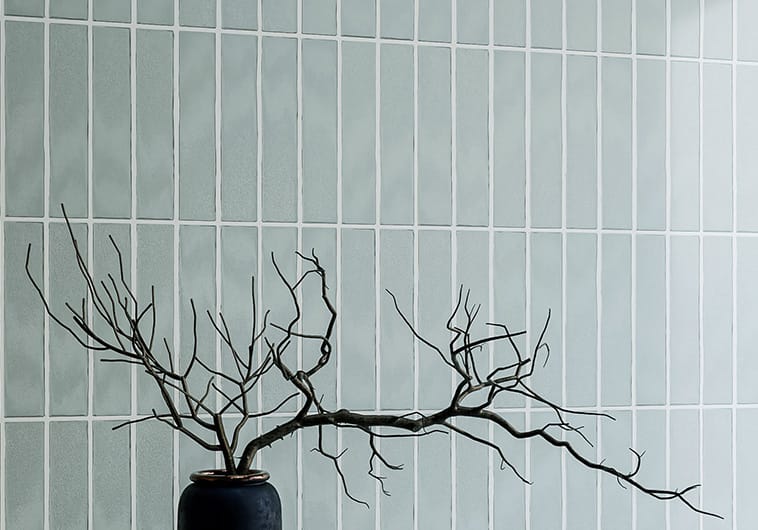 Kroma Gray Area 2x10 Glossy Ceramic Tile Euro Glass