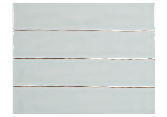 Kroma Gray Area 2x10 Glossy Ceramic Tile Euro Glass