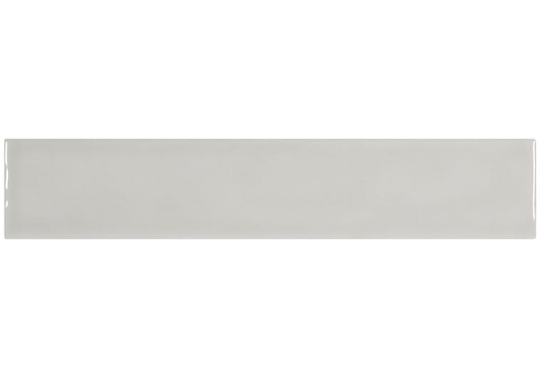 Kroma Starlight Grey 2x10 Glossy Ceramic Tile Euro Glass