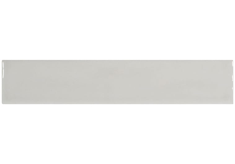 Kroma Starlight Grey 2x10 Glossy Ceramic Tile Euro Glass