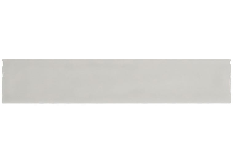 Kroma Starlight Grey 2x10 Glossy Ceramic Tile Euro Glass