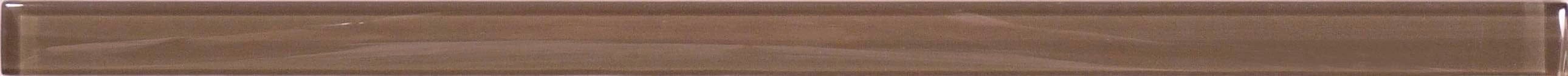 Creek Bed Brown 5/8x12 Glossy Glass Liner Euro Glass