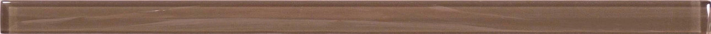 Creek Bed Brown 5/8x12 Glossy Glass Liner Euro Glass