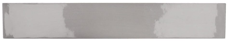 Manacor Mercury Grey 2.5x16 Glossy Ceramic Tile Euro Glass