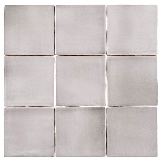 Manacor Mercury Grey 4x4 Glossy Ceramic Tile Euro Glass