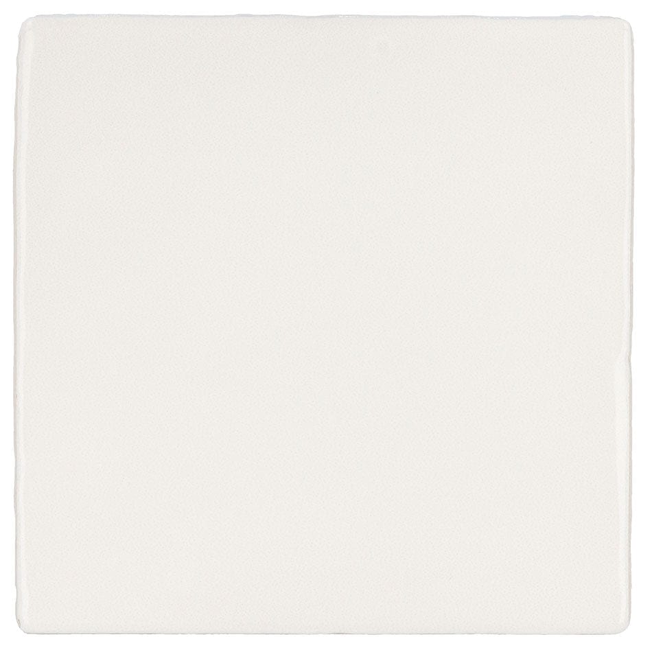 Manacor White 4x4 Glossy Ceramic Tile Euro Glass