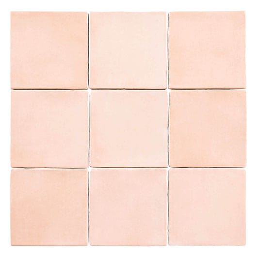 Marthas Manor Provence Rose 4x4 Glossy Ceramic Tile Euro Glass