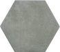 Miami Hexagon Blue 9x10 Matte Porcelain Tile Euro Glass