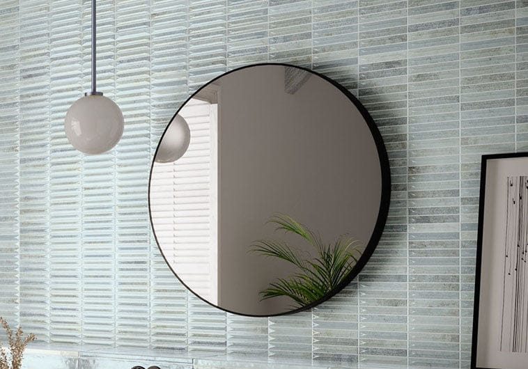 Modulette Abyssal Blue 8x8 Glossy Ceramic Tile Euro Glass