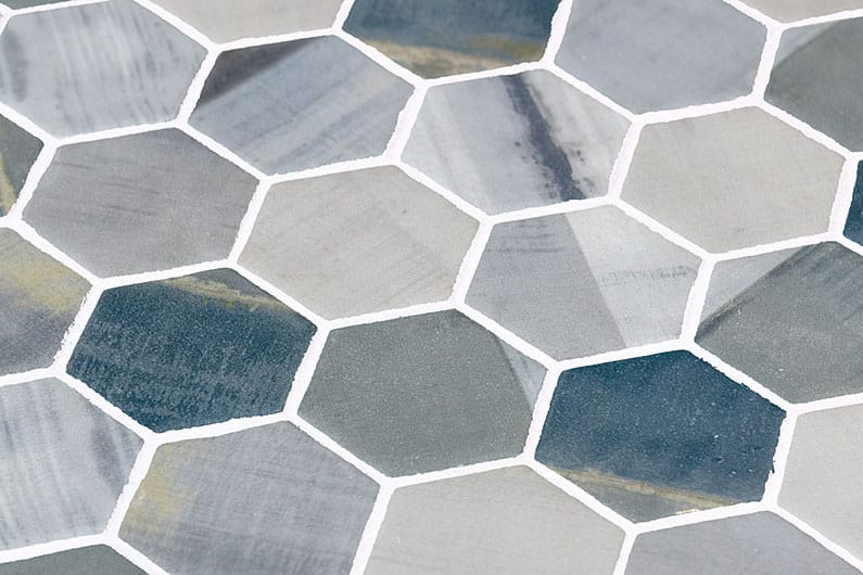 New Belfont Griego Elegance 11 1/8x 11 1/5 Recycled  Matte Glass Tile Euro Glass