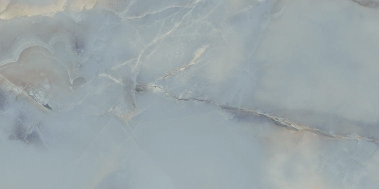 Onice Sky Blue 24x48 Polished Porcelain Tile Euro Glass