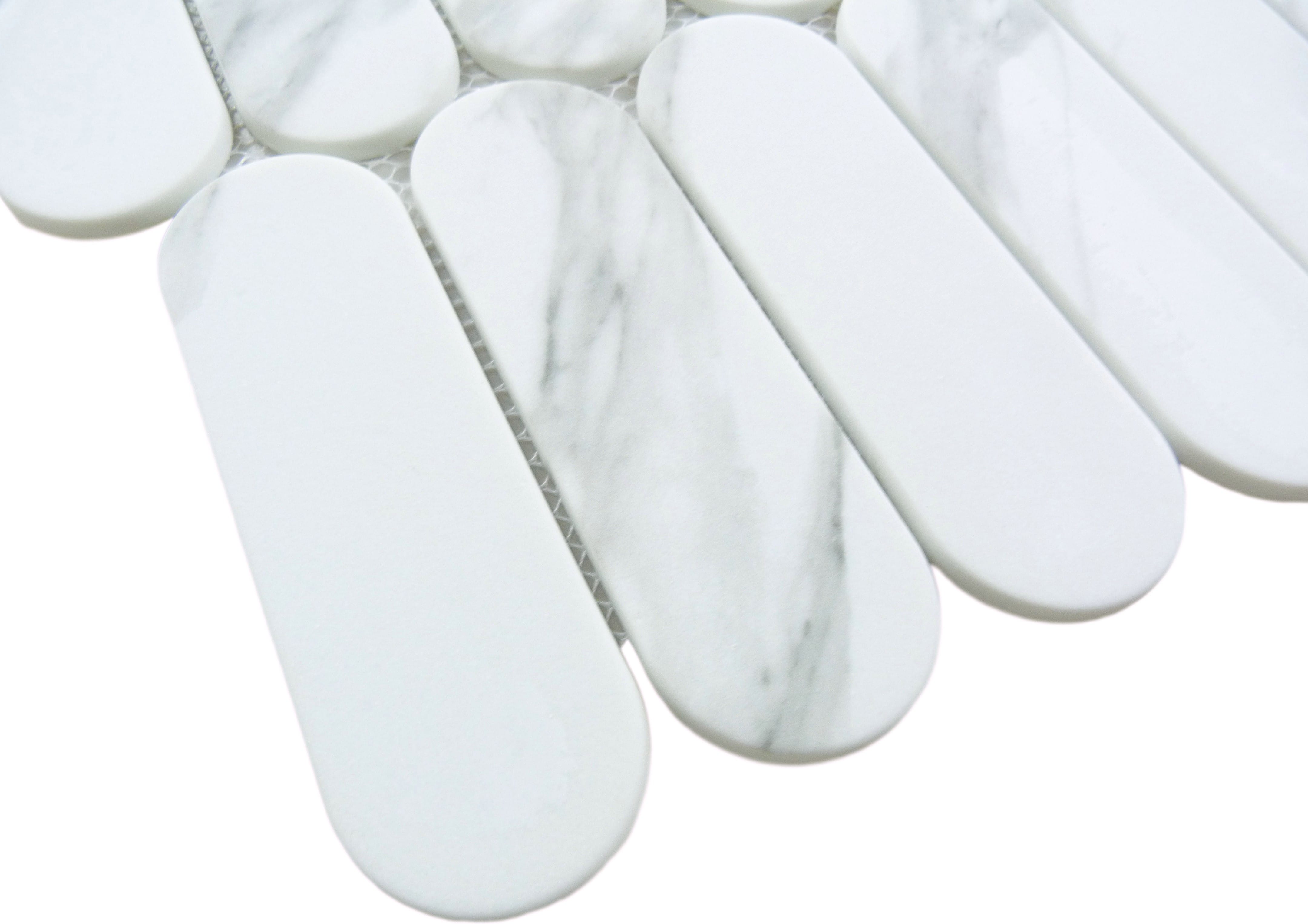 Paneria Cannoli Grey 2x6 Recycled Matte Glass Tile Euro Glass