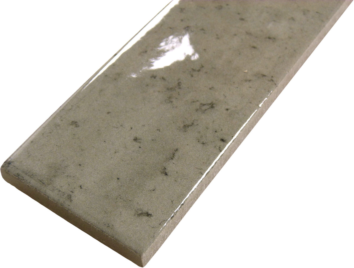Phoenix Brick Taupe 2x10 Glossy Porcelain Tile | Oasis Tile
