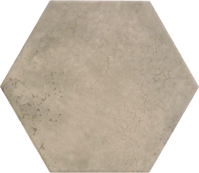 Phoenix Hexagon Taupe 9x10 Matte Porcelain Tile Euro Glass