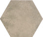 Phoenix Hexagon Taupe 9x10 Matte Porcelain Tile Euro Glass