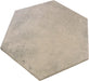 Phoenix Hexagon Taupe 9x10 Matte Porcelain Tile Euro Glass