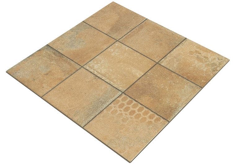 Quinta Cotto-D Rusty Brown 18x18 Matte Porcelain Tile Euro Glass