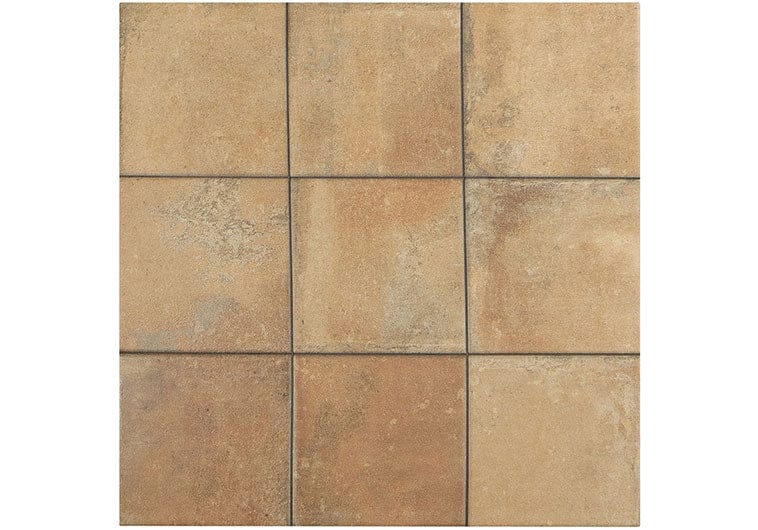 Quinta Cotto Rusty Brown 18x18 Matte Porcelain Tile Euro Glass