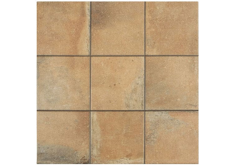 Quinta Cotto Rusty Brown 18x18 Matte Porcelain Tile Euro Glass