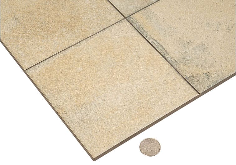 Quinta Terra Beige 18x18 Matte Porcelain Tile Euro Glass