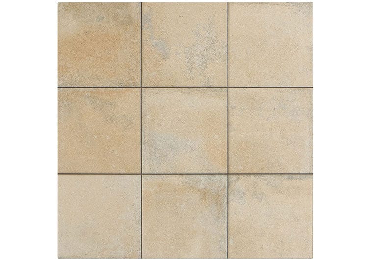 Quinta Terra Beige 18x18 Matte Porcelain Tile Euro Glass