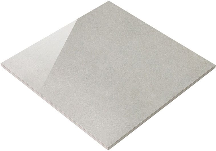 Renaissance 	Amani Grey 12x12 Polished Porcelain Tile Euro Glass