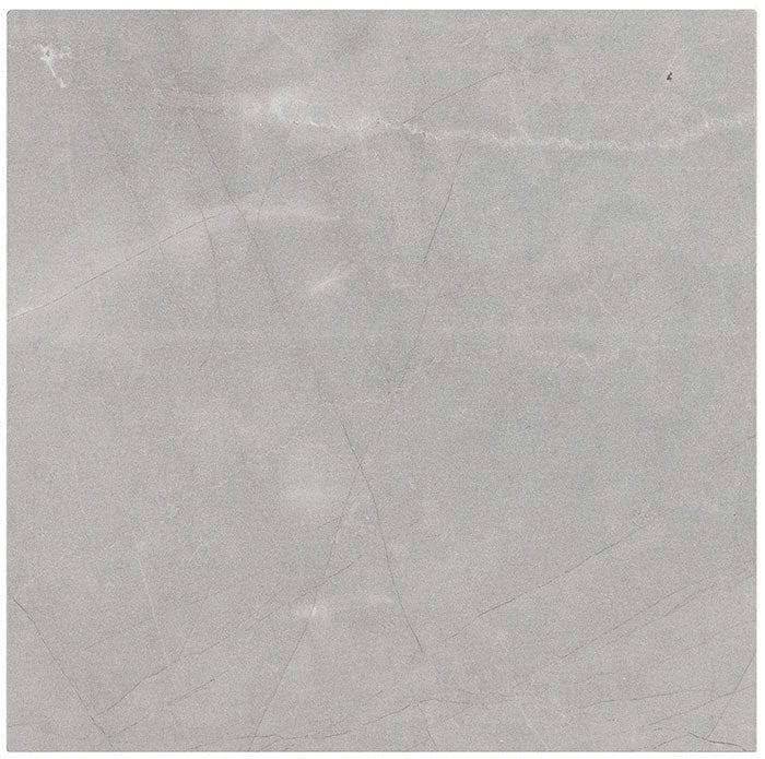 Renaissance 	Amani Grey 12x12 Polished Porcelain Tile Euro Glass