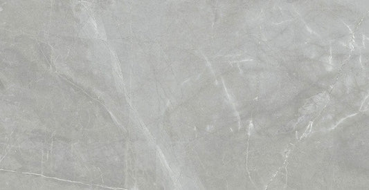 Renaissance 	Amani Grey 24x48 Polished Porcelain Tile Euro Glass