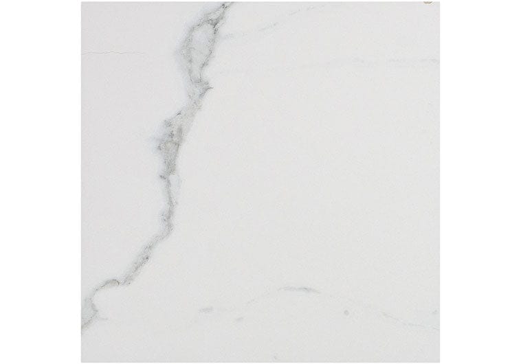 Renaissance 	Calacatta White 12x12 Matte Porcelain Tile Euro Glass