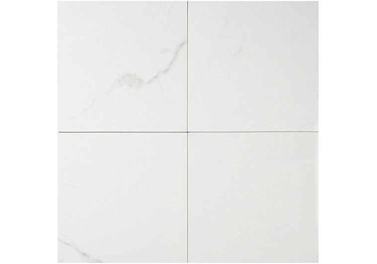 Renaissance Calacatta White 12x12 Polished Porcelain Tile Euro Glass