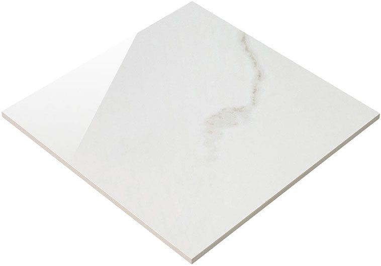Renaissance Calacatta White 12x12 Polished Porcelain Tile Euro Glass