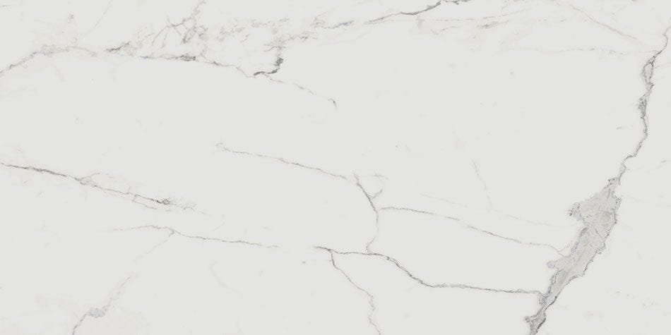 Renaissance 	Calacatta White 24x48 Polished Porcelain Tile Euro Glass