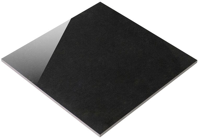 Renaissance 	Nero Marquina 12x12 Polished Porcelain Tile Euro Glass