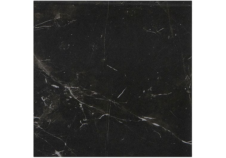 Renaissance 	Nero Marquina 12x12 Polished Porcelain Tile Euro Glass