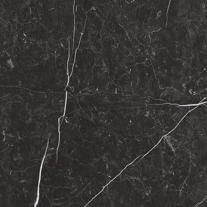 Renaissance Nero Marquina Black 24x24  Matte Porcelain Tile Euro Glass