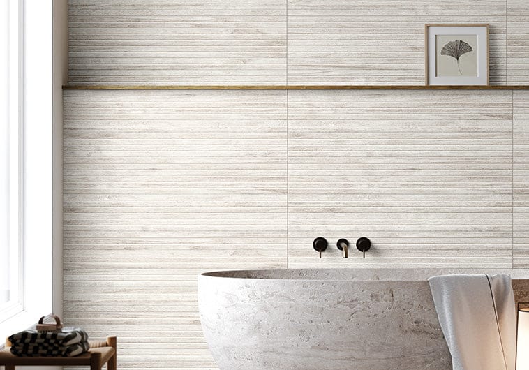 Dorian White 13x39 Matte Ceramic Tile Euro Glass