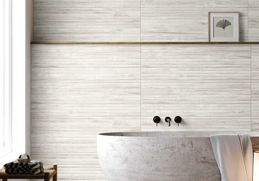 Dorian White 13x39 Matte Ceramic Tile Euro Glass