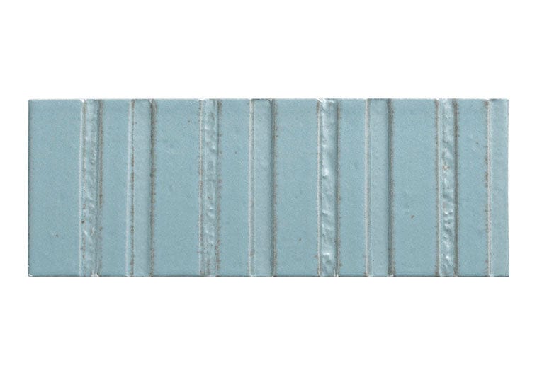 Sarmento Celdor 3x8 Linear Deco Glossy Porcelain Tile Euro Glass