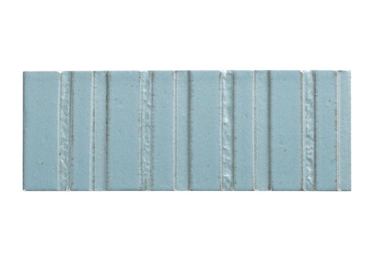 Sarmento Celdor 3x8 Linear Deco Glossy Porcelain Tile Euro Glass