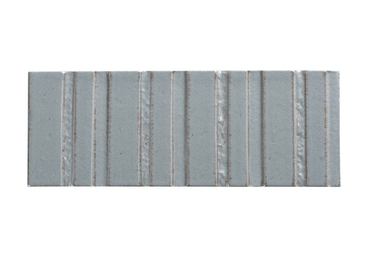 Sarmento Jillene 3x8 Linear Deco Glossy Porcelain Tile Euro Glass