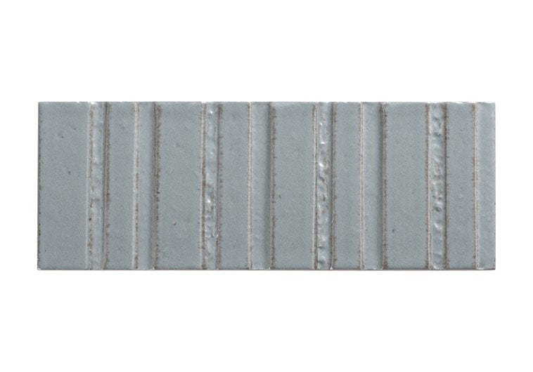 Sarmento Jillene 3x8 Linear Deco Glossy Porcelain Tile Euro Glass