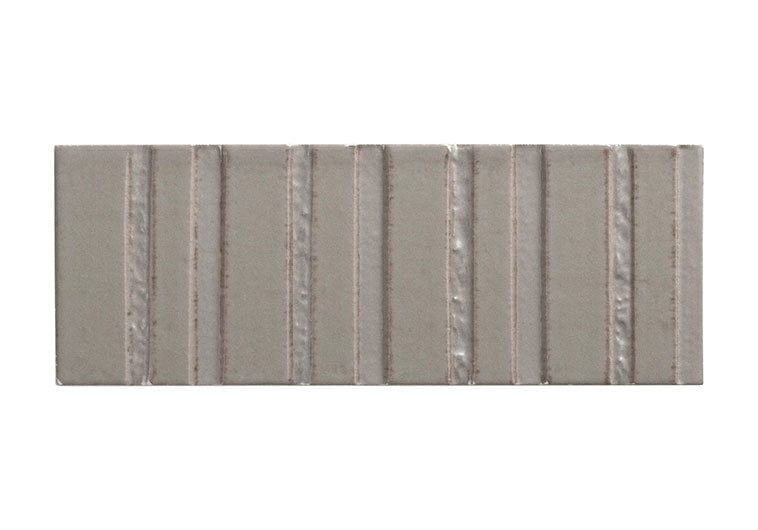 Sarmento Triolle 3x8 Linear Deco Glossy Porcelain Tile Euro Glass